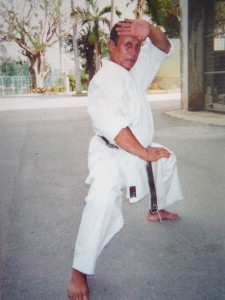 Sensei Ramanitrandrasana René à Okinawa en 2002